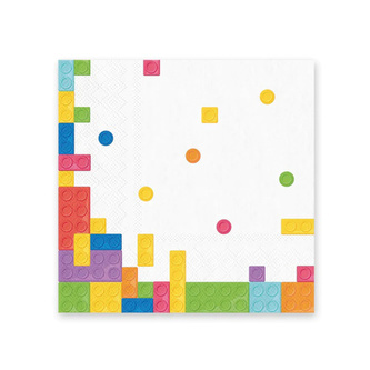 Papírové ubrousky Block - 10 ks, 33 x 33 cm