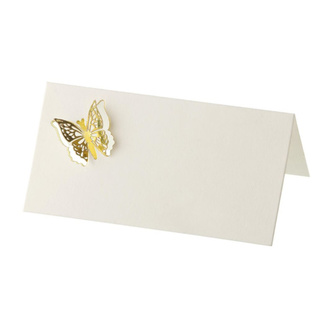 Jmenovky Zlatý motýl - 10ks