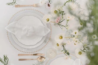 Látkové ubrousky bílé - 40x40cm - 4 ks Látkové ubrousky bílé - 40x40cm - 4 ks