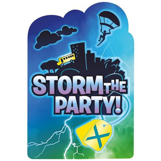 Party pozvánky Battle Royal 8 ks