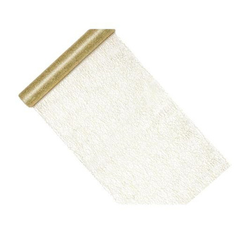 Stolová šerpa zlatá 36 cm x 9 m