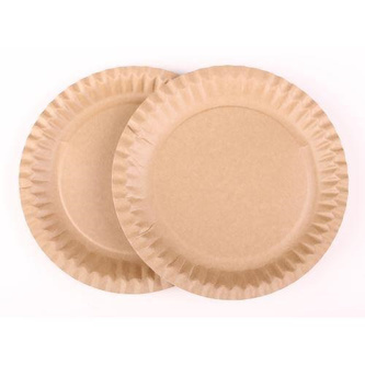 Papírový talíř Kraft 23 cm - 100 ks