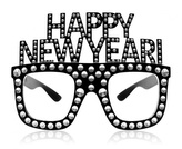 Plastové brýle - diamant - Happy New Year