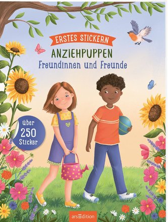Erstes Stickern Anziehpuppen: Erstes Stickern Anziehpuppen - Freundinnen und Freunde