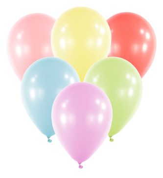 Latexové balonky 30 cm - Macaron mix, 6 ks