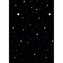 Dekorace na zeď - Noční obloha - 1,2 x 12,1 m