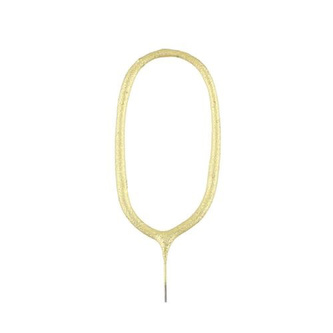 Ozdoba na dort - prskavka číslice 0