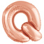 Foliové písmeno Q rose gold 100 cm - Amscan