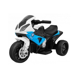 Siva dětský motocykl elektrické BMW modrá