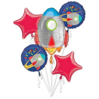 Sada foliových balonků Vesmír - 5 ks