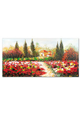 Obraz - krajina, ruční olejomalba na plátně