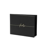 Svatební foto album černé se zlatým nápisem