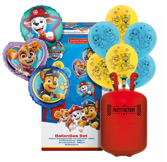 Sada helium a balónky - Tlapková Patrola Sada helium a balónky - Tlapková Patrola