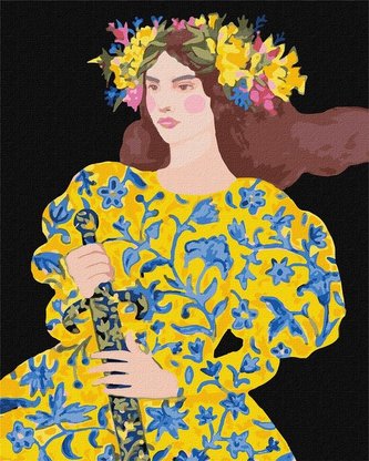 Malowanie po numerach - Odwaga 40x50cm