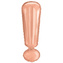 Foliový symbol Vykřičník  rose gold 100 cm - Amscan