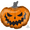 Foliový balonek halloween - strašidelná dýně 73 cm