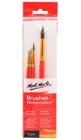 Mont Marte sada štětců, č.0029, 4ks, PP obal
