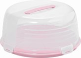 Dóza Curver Cake Box Round na dort, růžová
