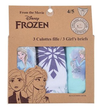 SADA 3 KS KALHOTKY FROZEN bio - velikost 4-5