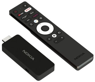 NOKIA Streaming Stick 800/ Full HD/ H.265/ HDMI/ BT/ Wi-Fi/ Google/ NETFLIX/ Disney+/ Apple TV/ Android TV 11/ černý