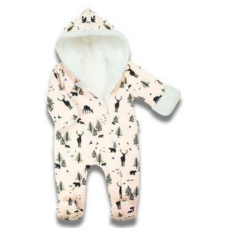 Zimní kojenecký overal Nicol Bambi - velikost 68 (4-6m)