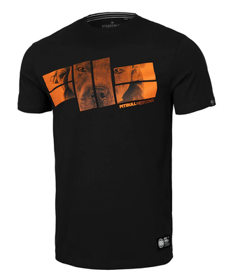 Pánské tričko Pitbull West Coast Orange Dog černá S