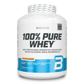 BioTech 100% Pure Whey 2270 g apple pie (jablečný koláč)