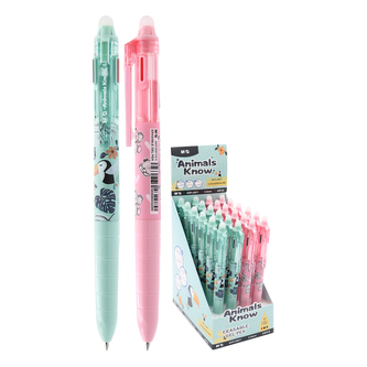 Pero 3-barevné, gelové, gumovací M&G Animal Know - černé/modré/červené 0,5 mm Pero 3-barevné, gelové, gumovací M&G Animal Know - černé/modré/červené 0,5 mm