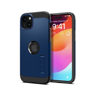 Spigen Tough Armor MagFit kryt iPhone 15 Plus modrý