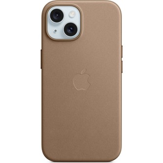 Apple kryt z tkaniny FineWoven s MagSafe na iPhone 15 kouřový