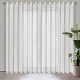 Dekorační vzorovaná záclona s kroužky PAULA bílá/zlatá 300x250 cm MyBestHome