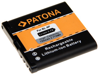 Aku Nokia BL-6P 750mAh 3,7V Li-Ion