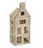Kovový svícen domek hnědý 33x13x9 cm