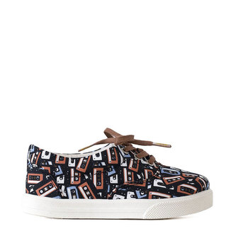 Oldcom Tenisky TAYLOR Retro Teen Velikost: 35, Barva: Černá