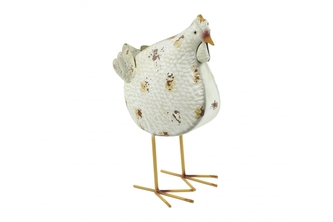 Plechové kuře L 34x21,5x16,5 cm