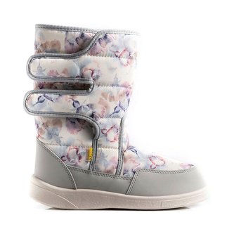 Oldcom Zimní Boty AURORA Květy Dámské Velikost: 39, Barva: Šedá