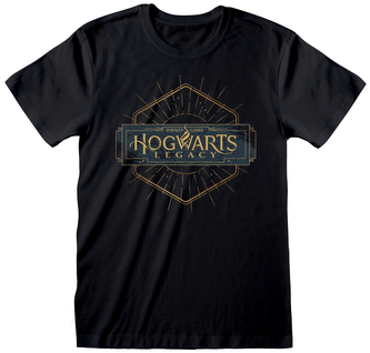 Pánské tričko Harry Potter|Hogwarts Legacy: Logo (M) černá bavlna