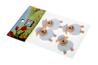 Ovečka nalepovací 4ks