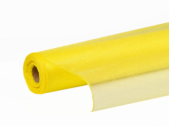 Organza SNOW 12cm x 9,1m ŽLUTÁ