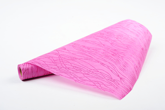 Vlizelín dekorativní a aranžerský s glitrem 37,5cm TM. RŮŽOVÁ