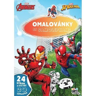 Omalovánky A4 se samolepkami Marvel Omalovánky A4 se samolepkami Marvel