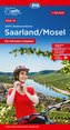 ADFC-Radtourenkarte 19 Saarland /Mosel 1:150.000, reiß- und wetterfest, E-Bike geeignet, GPS-Tracks Download, mit Bett+Bike Symb