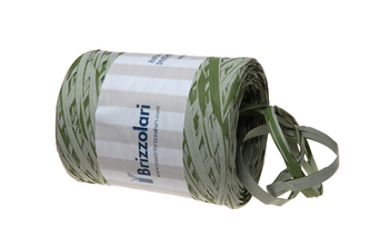 Stuha poly rafie vícebarevná 11-ZELENÁ