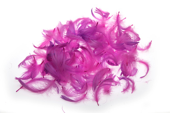 Dekorační pírka SV. FIALOVÁ