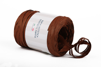 Stuha rafie matná 6802 5mm x 200m - 14 hnědá