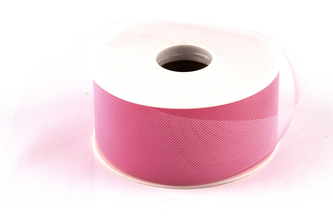Stuha tylová 5cm x 50m RŮŽOVÁ