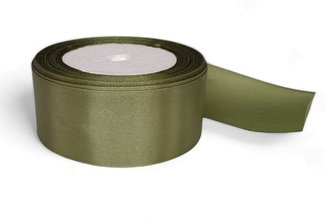Saténová stuha 4 cm 55 topolově zelená