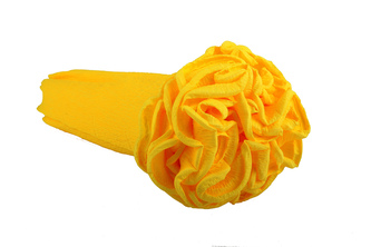 Krepový kornout žlutý 575