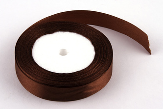 Stuha saténová 2cm x 23m 31 HNĚDÁ