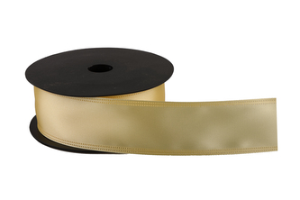 Atlasová stuha 4 cm světle žlutá